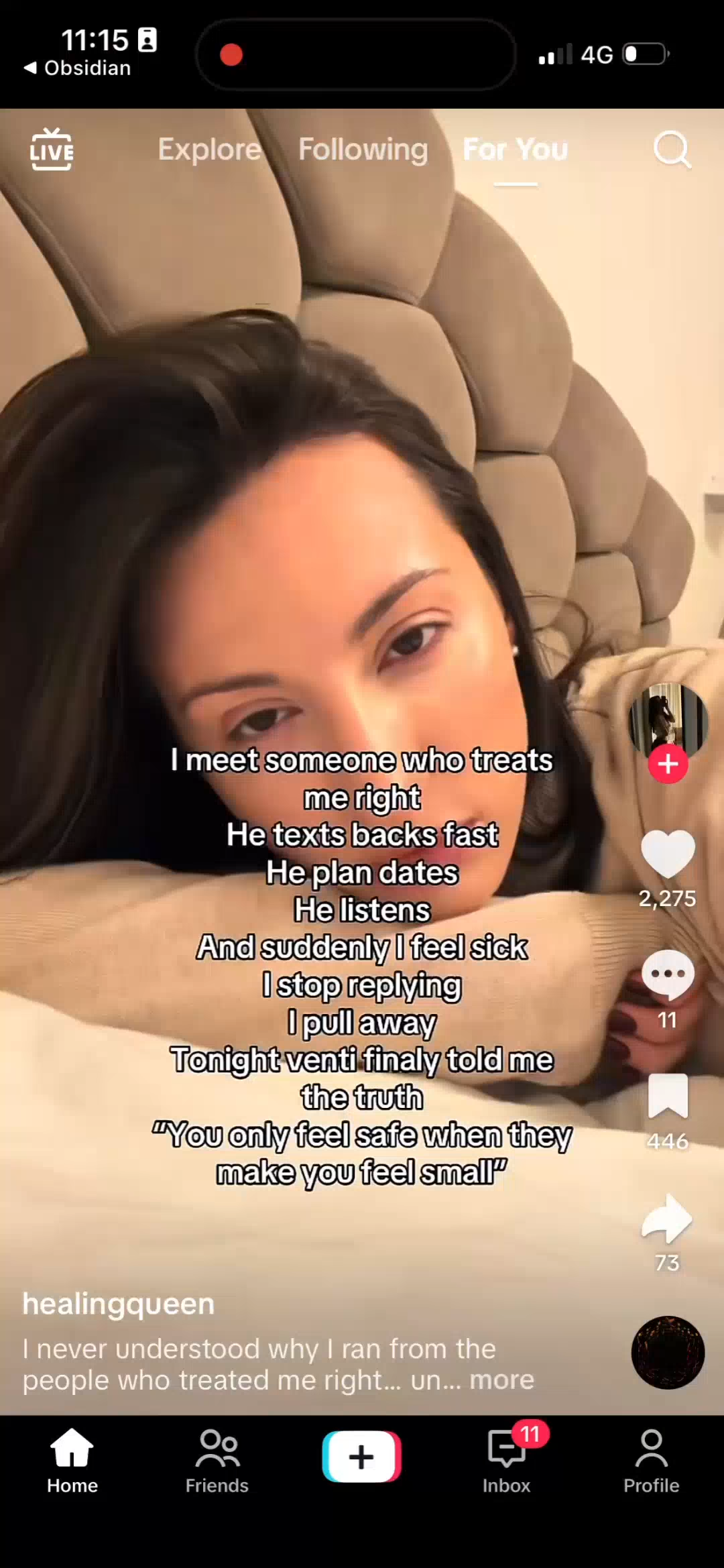 UGC creator laughing reaction