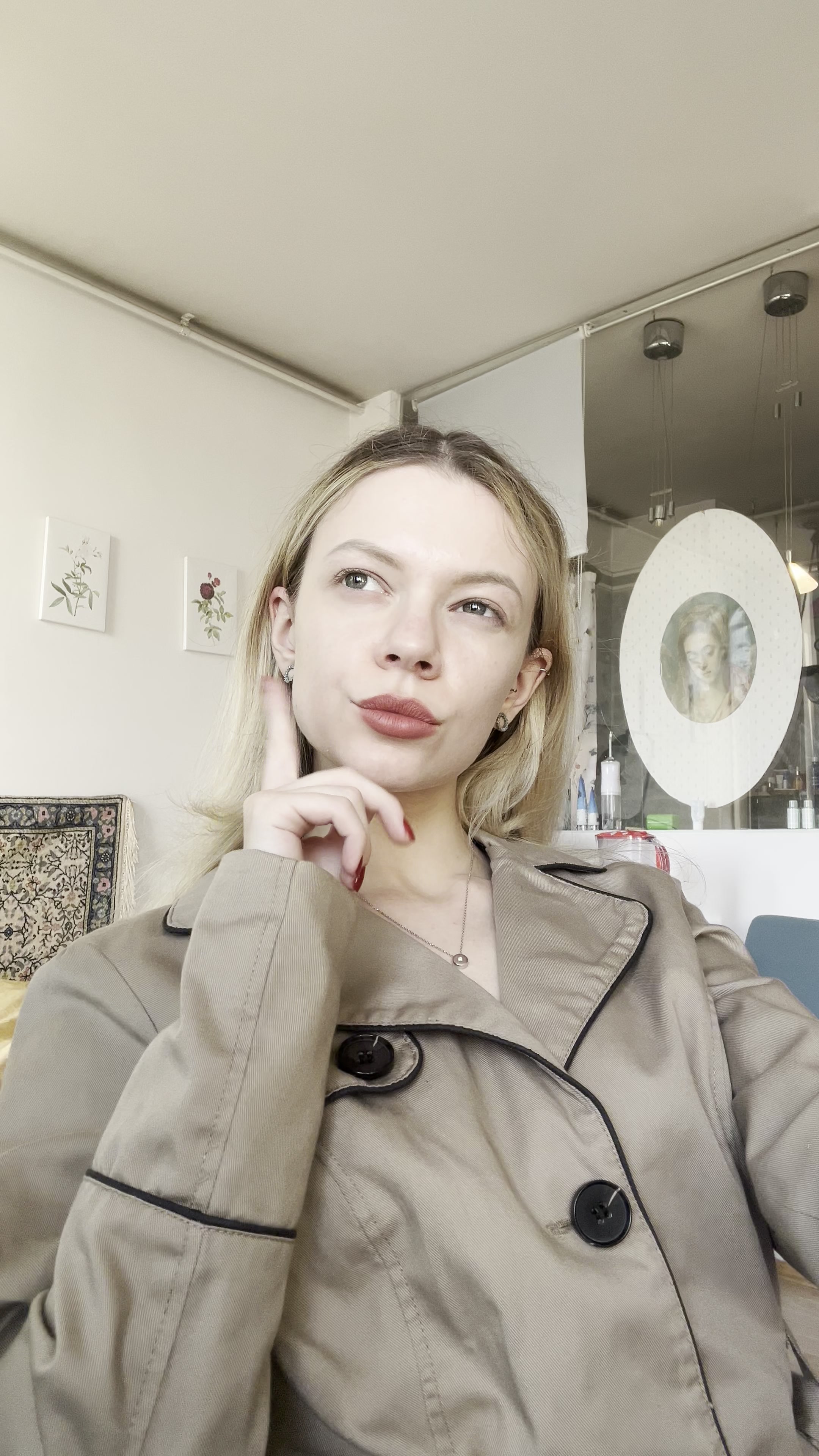 Anya's Thoughtful Reaction to Music