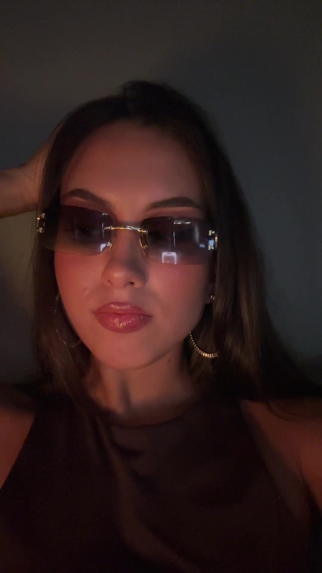Confident Poses in Chic Sunglasses