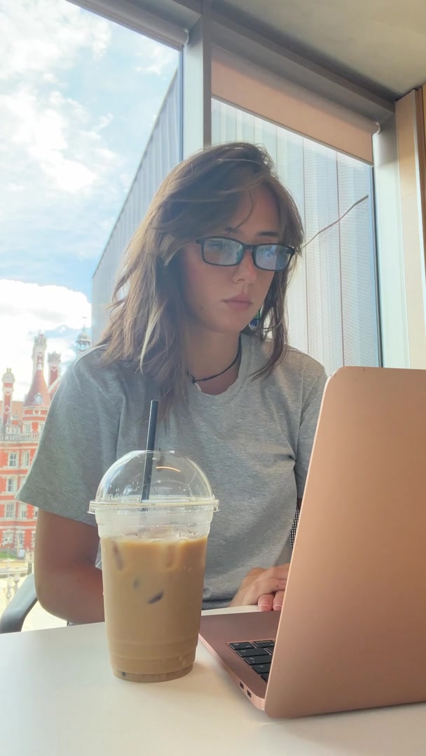 Woman Amazed by Laptop Content