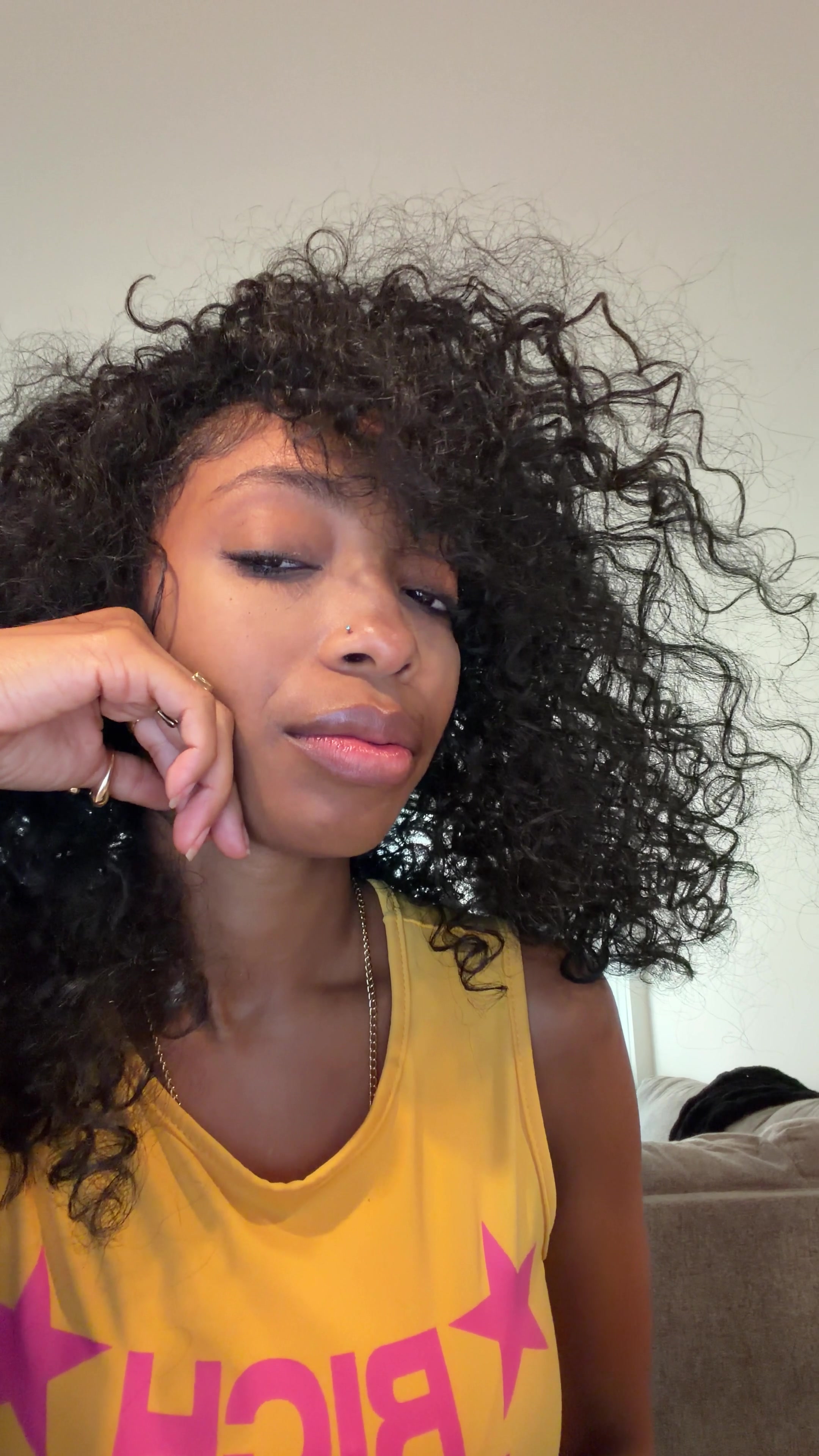 Confident Woman Posing for Camera