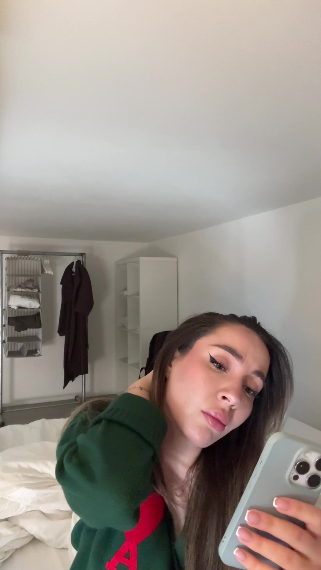 Young Woman Makes Playful Face
