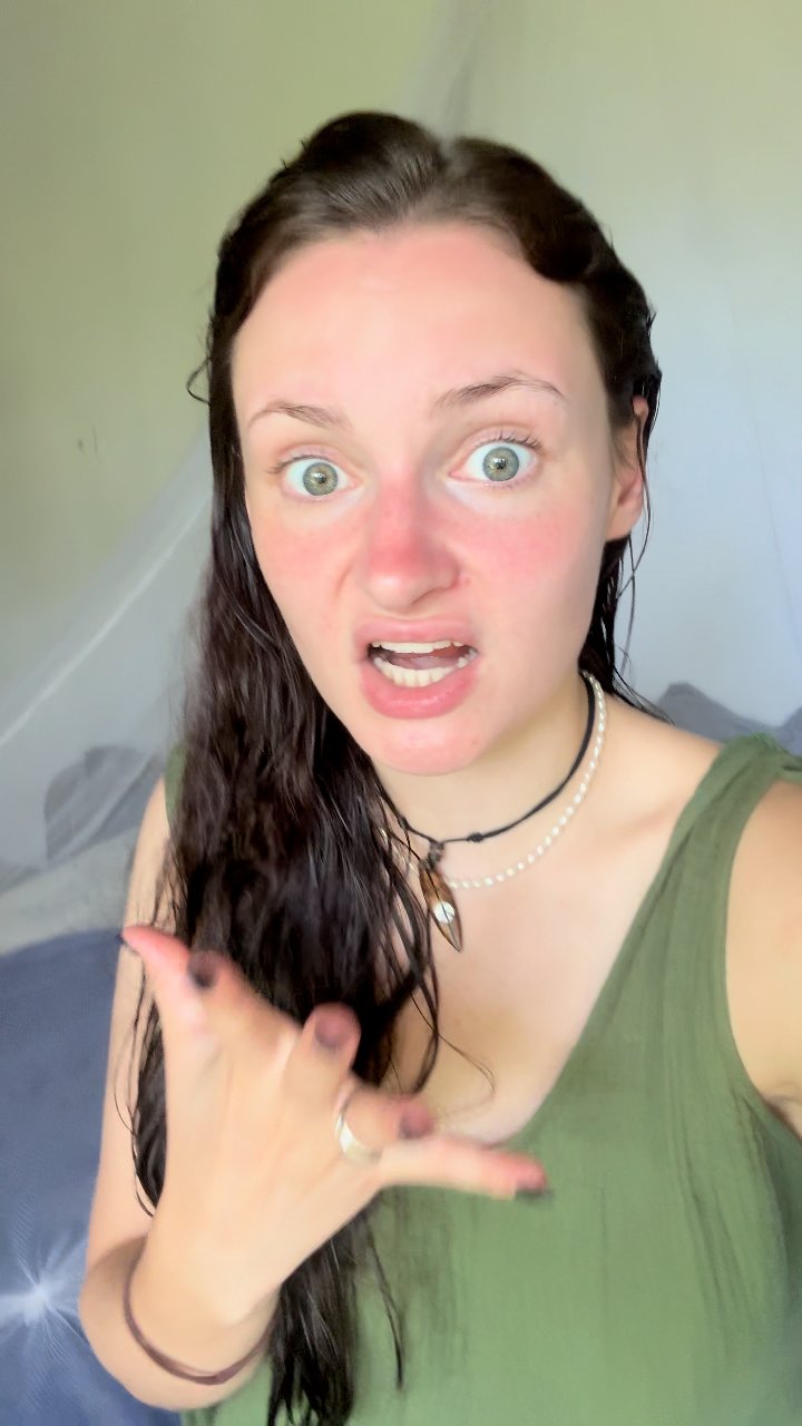 Woman Reacts with Shock and Disbelief